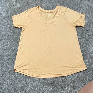 AE Pastel Orange Short Sleeve Top